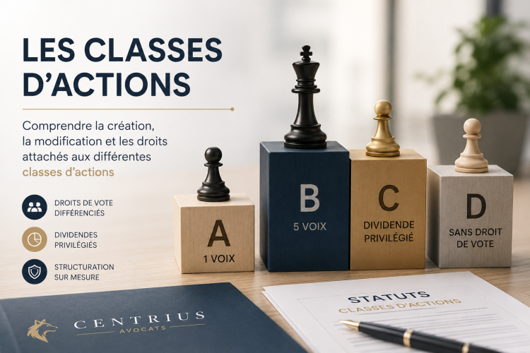 Les classes d'actions