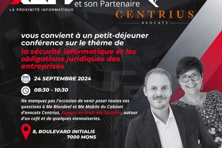 Conf&eacute;rence Petit-D&eacute;jeuner : S&eacute;curit&eacute; Informatique & Obligations Juridiques des Entreprises